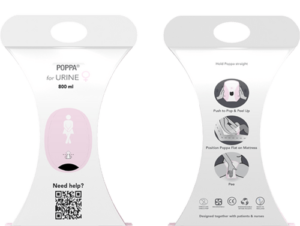 POPPA Eenmalig urinaal vrouw