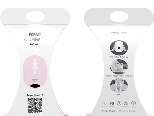 POPPA Eenmalig urinaal vrouw