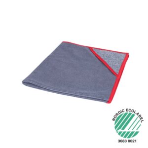 Microvezeldoek met scrubhoek Allure Rood 40 x 40 cm 10 st