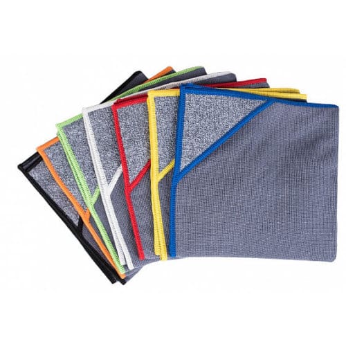 Microvezeldoek met scrubhoek Allure Blauw 40 x 40 cm, 10 st - Afbeelding 2