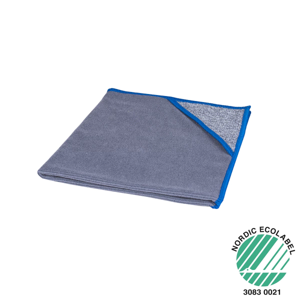 Microvezeldoek met scrubhoek Allure Blauw 40 x 40 cm 10 st