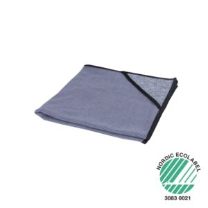 Microvezeldoek met scrubhoek Allure zwart 40 x 40 cm, 10 st