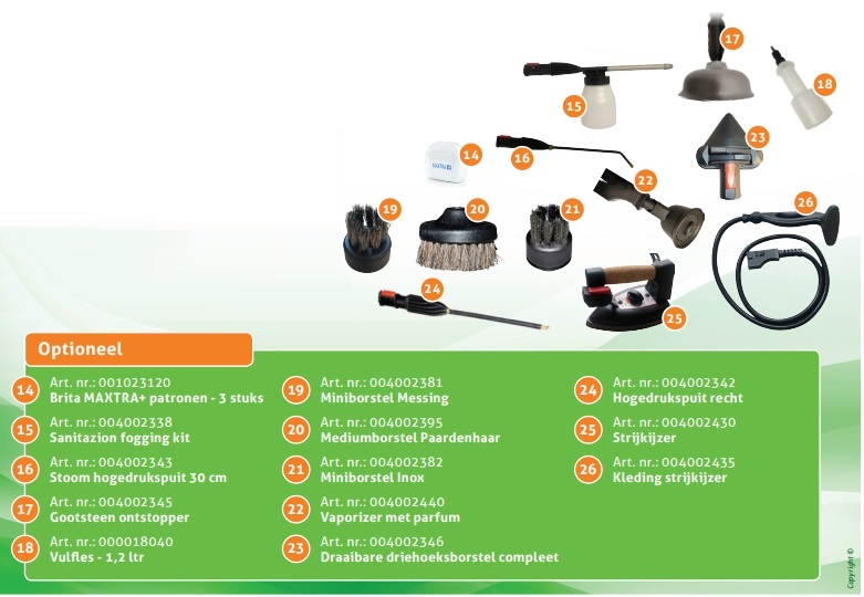 Stoomreiniger Greensteaming 5 - Afbeelding 3