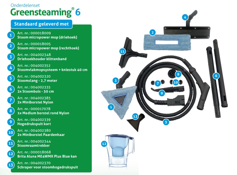 Stoomreiniger Greensteaming 6 - Afbeelding 2