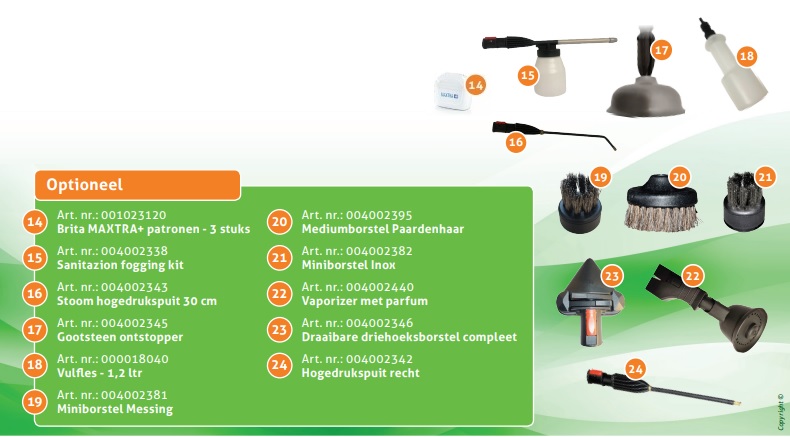 Stoomreiniger Greensteaming 6 - Afbeelding 4