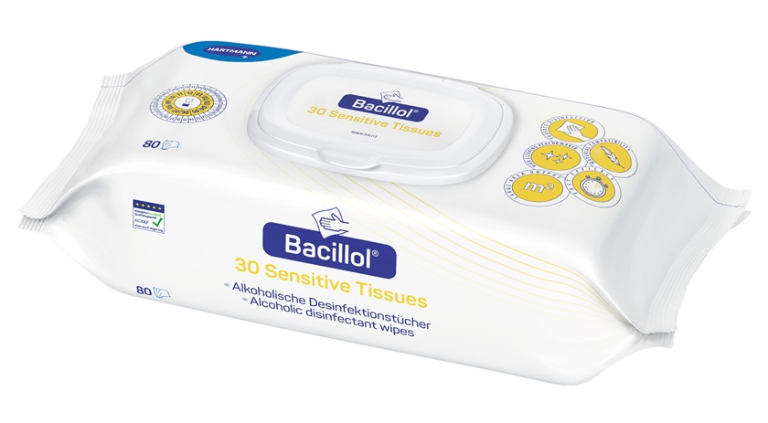 Bacillol Sensitive tissues flowpack 80 stuks