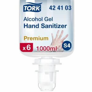 Tork Alcohol Gel handdesinfectie S4 doos 6 x1 liter