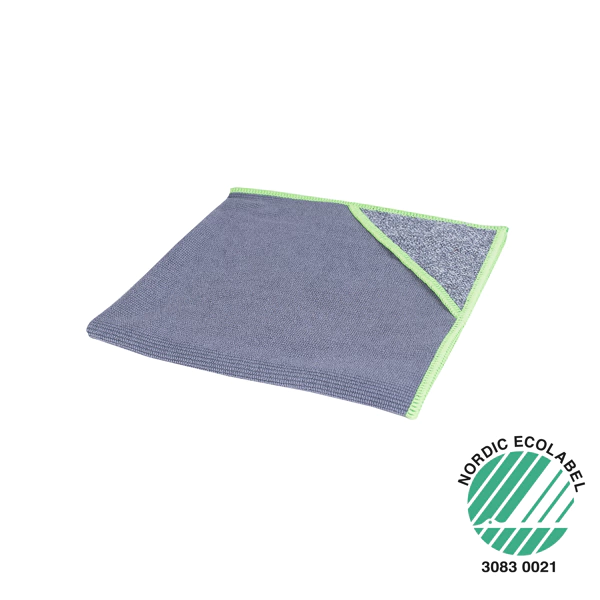 Microvezeldoek met scrubhoek Allure Groen 40 x 40 cm, 10 st