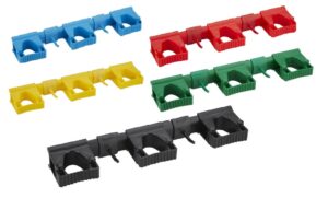 Vikan Hi-Flex ophangsysteem 3 klemmen+2haken Diverse Kleuren