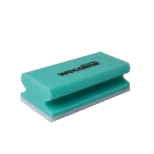 Schuurspons met handgreep Groen/Wit pak 10 stuks