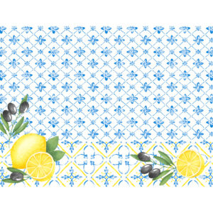 Placemats Meditterrian Papier 30 x 40 cm