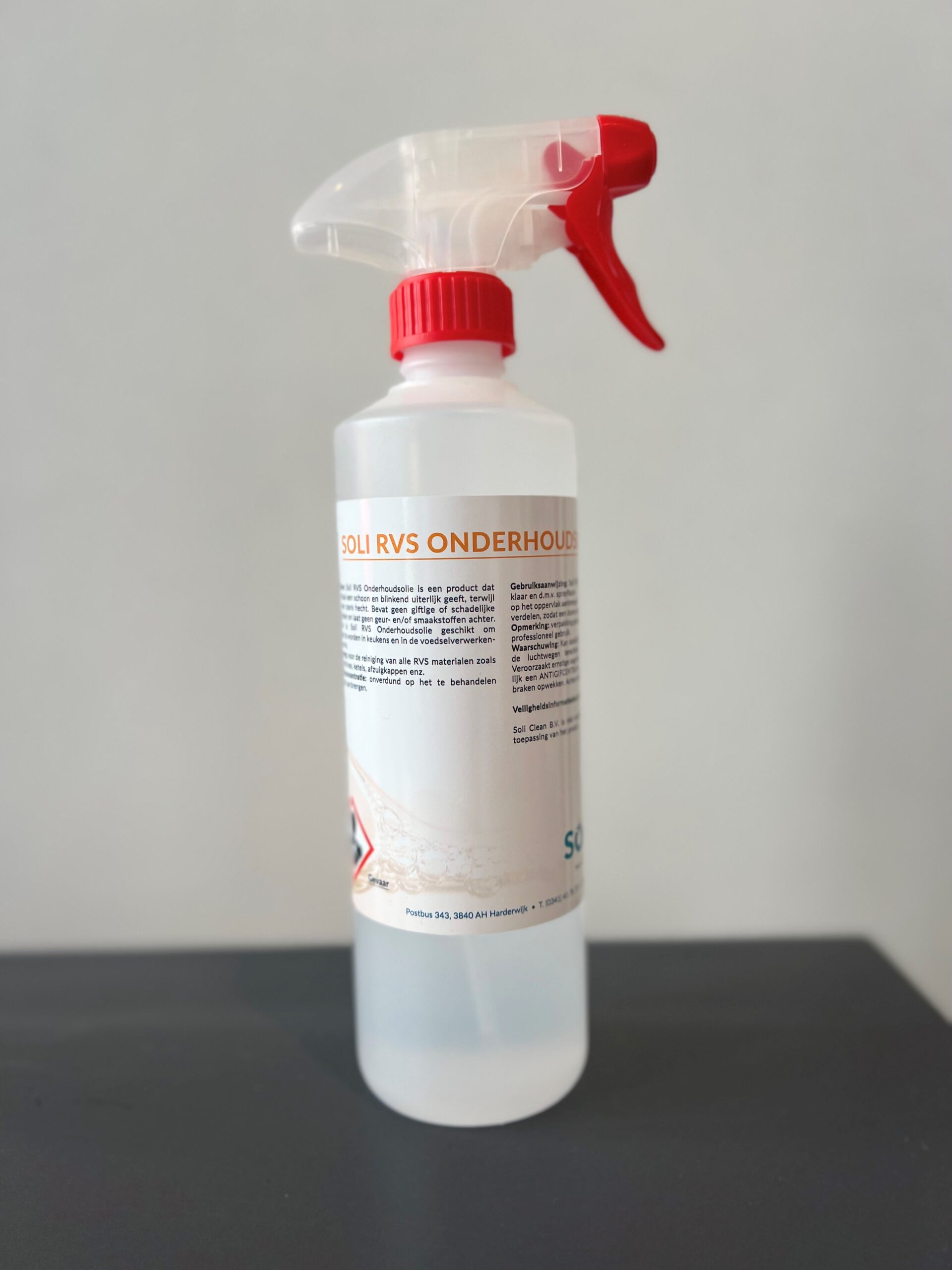 RVS Onderhoudsolie, per stuk 500 ml flacon - Afbeelding 2