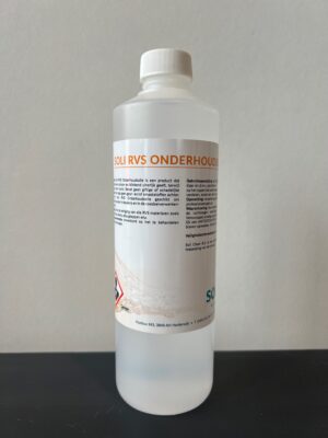 RVS Onderhoudsolie, per stuk 500 ml flacon