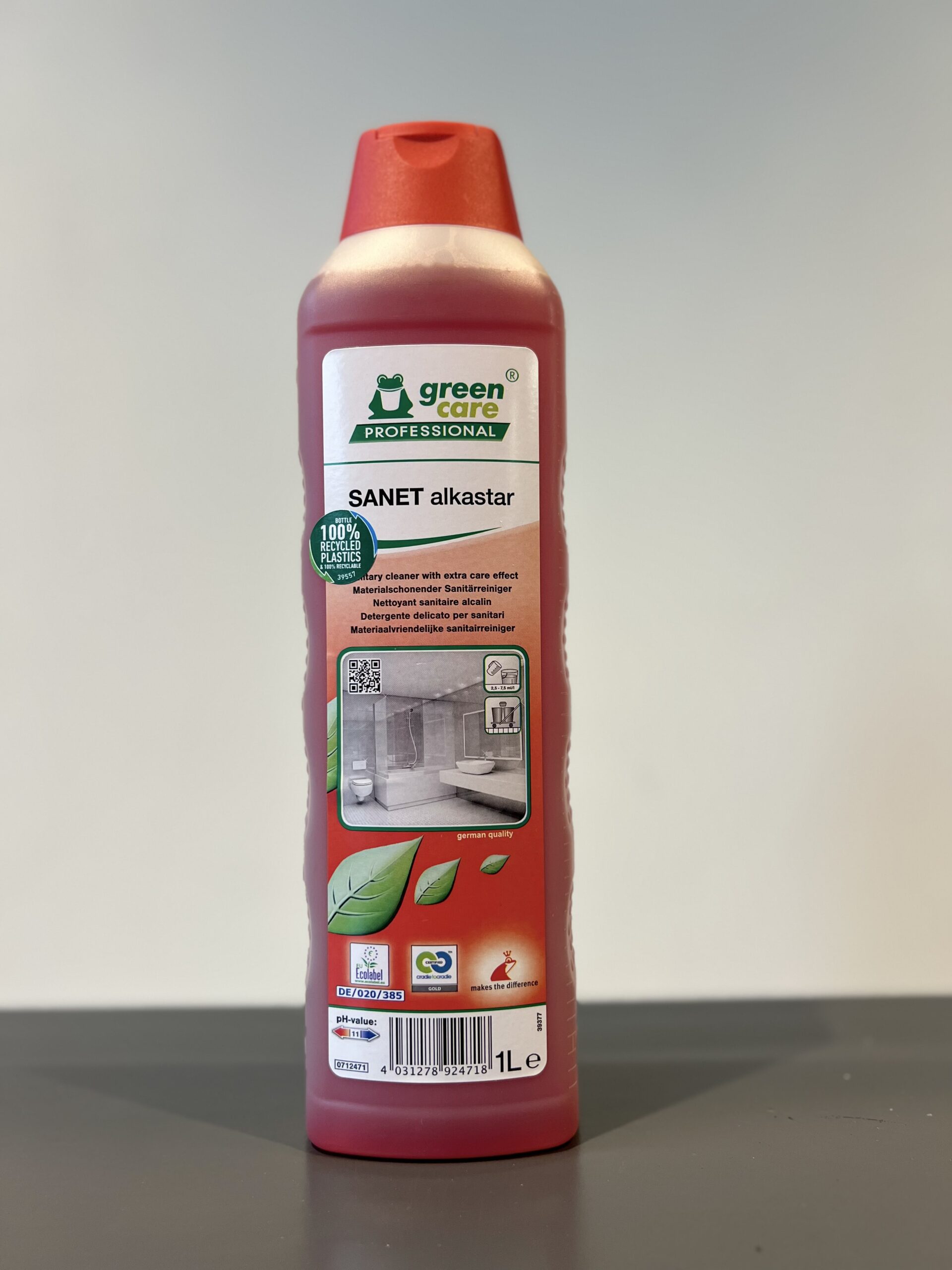 Greencare SANET alkastar sanitairreiniger 1 x 1L