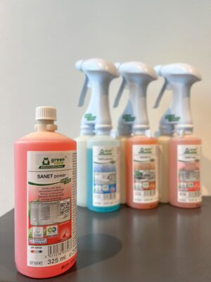 SANET power sanitairreiniger 6x 325 mL  (incl. Foam head)